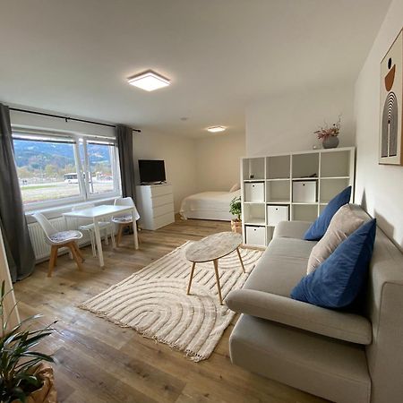 Schoene 1-Zimmer Wohnung Am Bahnhof 2 Parkplaetze Sonthofen Kültér fotó